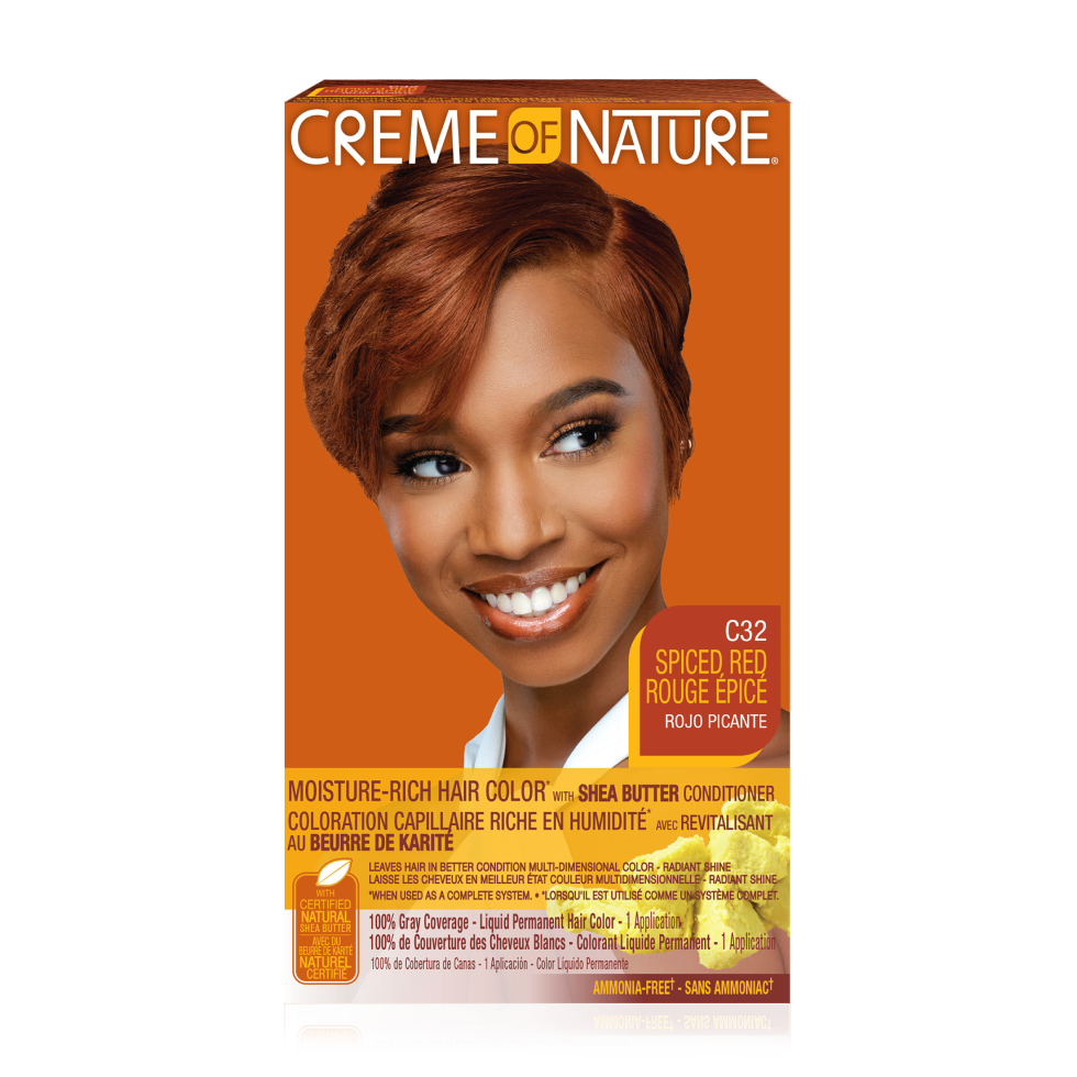 Creme Of Nature Color C32 Spiced Red Kit