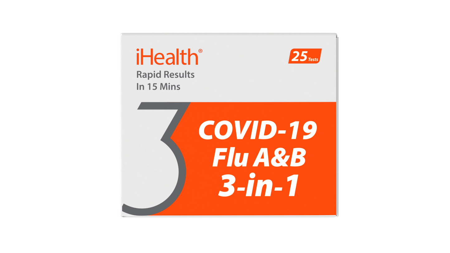 IHEALTH COVID-19/FLU A+B RPD TST KIT 2CT