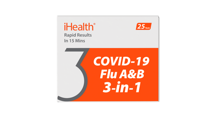 IHEALTH COVID-19/FLU A+B RPD TST KIT 2CT