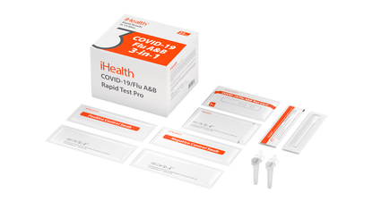 IHEALTH COVID-19/FLU A+B RPD TST KIT 2CT