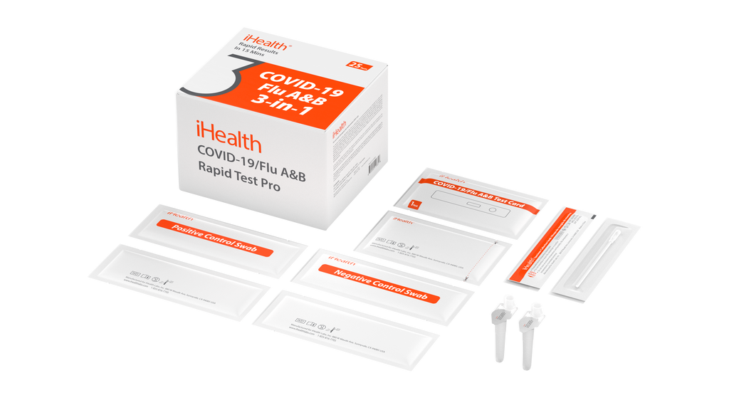 IHEALTH COVID-19/FLU A+B RAPID TEST KIT