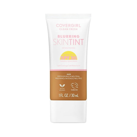 COVERGIRL Clean Fresh Blurring Skin Tint With SPF 30 - 440 Medium/Rich Neutral