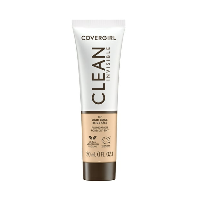 COVERGIRL Clean Invisible Foundation - 107 Light Beige