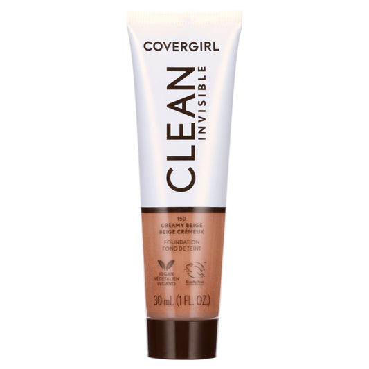 COVERGIRL Clean Invisible Foundation - 150 Creamy Beige