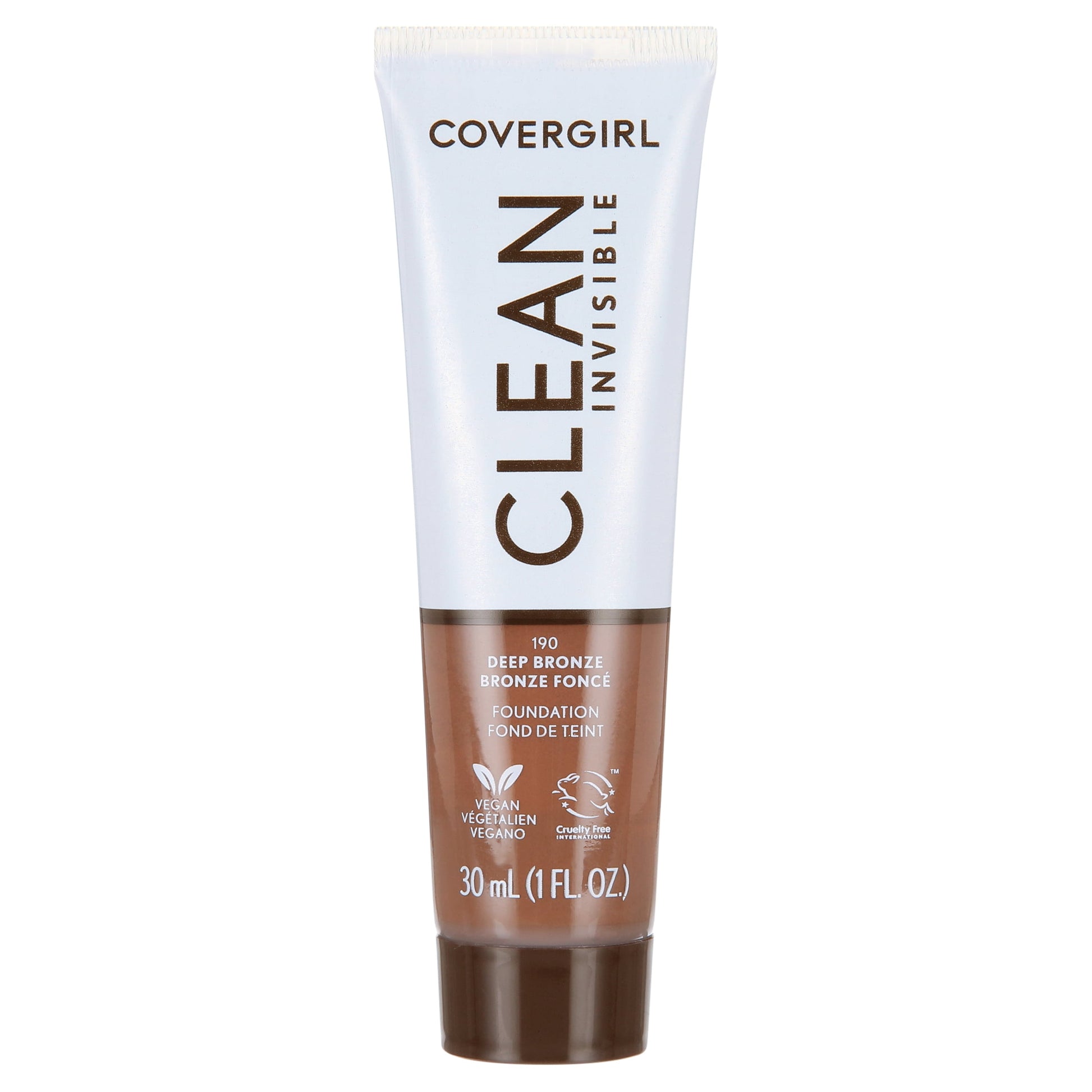 COVERGIRL Clean Invisible Foundation - 190 Deep Bronze