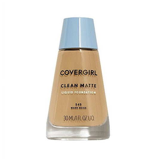 COVERGIRL Clean Matte Liquid Foundation - 545 Warm Beige