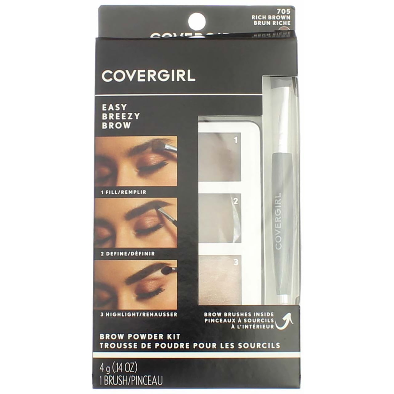 CoverGirl Easy Breezy Brow Powder Kit 710 Soft Brown