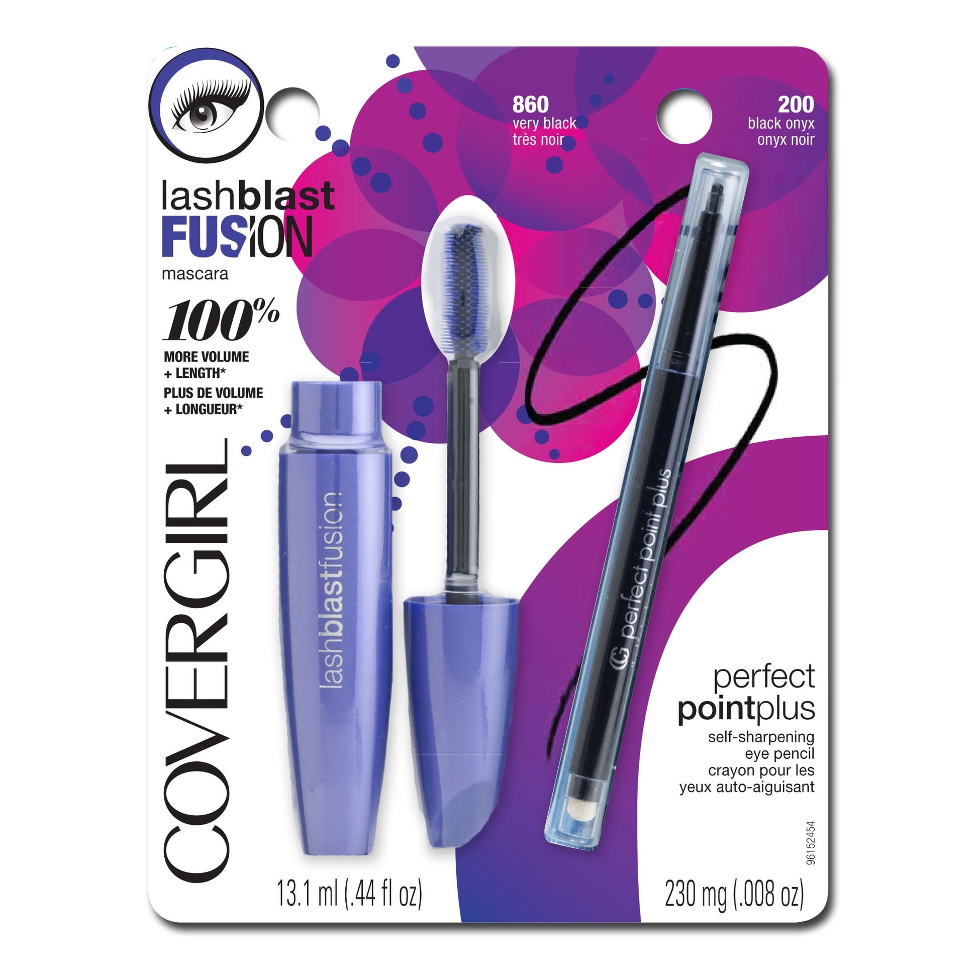 COVERGIRL Lash Blast Fusion Mascara & Perfect Point Plus Eye Pencil - 860 Very Black & 200 Black Onyx