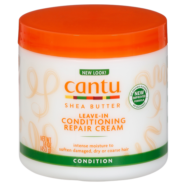Cantu Shea Butter Leave-In Conditioner Cream Jar 12oz
