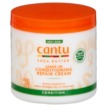 Cantu Shea Butter Leave-In Conditioner Cream Jar 12oz
