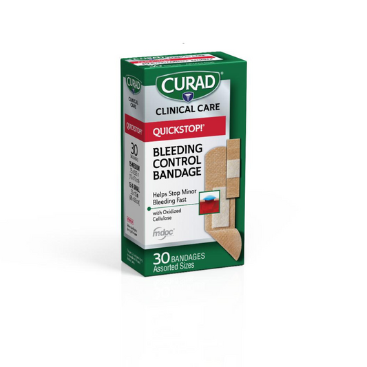 CURAD QUICK STOP BANDAGE .75X2.83IN 30CT