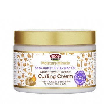 African Pride Curling Cream Shea Butter/Flaxseed Oil 12oz