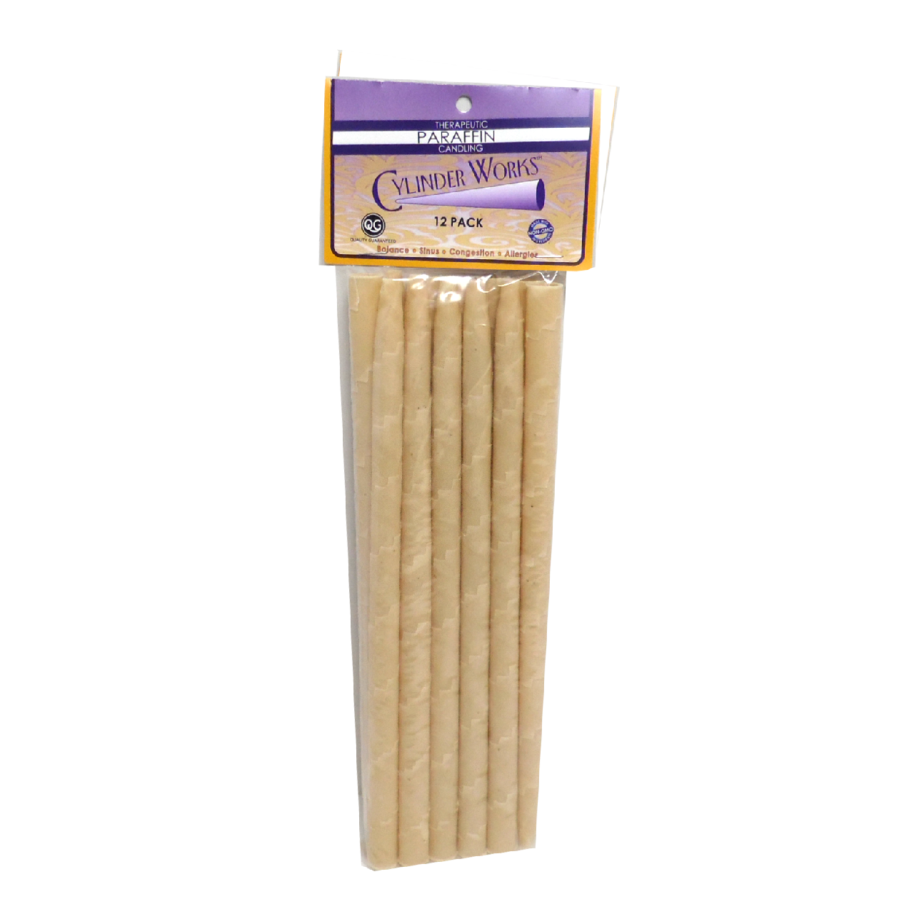 CYLINDER WORKS CANDLES,PARAFFIN,NATURAL