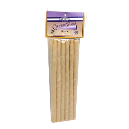 CYLINDER WORKS CANDLES,PARAFFIN,NATURAL