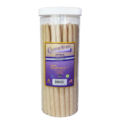 CYLINDER WORKS CANDLES,PARAFFIN,NATURAL
