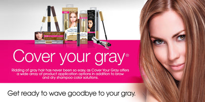 COVER YOUR GRAY SPRAY BLACK 2OZ