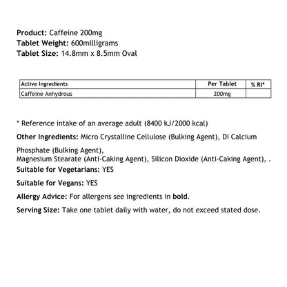 LDR CAFFEINE TB 200MG 16