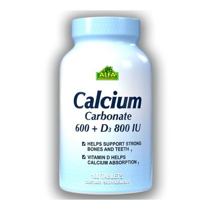 CALCIUM-VIT D 600MG-400IU TAB 100 UD