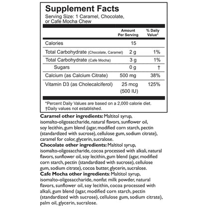 CALCIUM CHEW 500MG TAB 100CT NAT BLEND