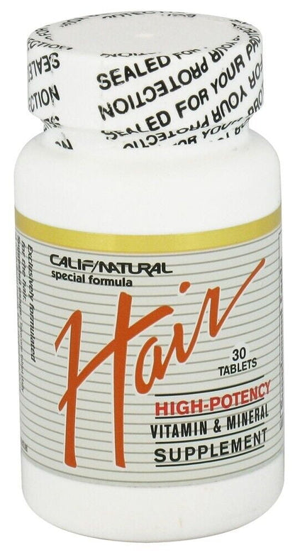 CALIFORNIA NATURAL HAIR VITAMIN & MINERAL