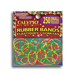 CALYPSO RUBBR BND SMCOLOR250ct