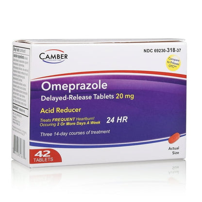 OMEPRAZOLE 20 MG DR TAB 14