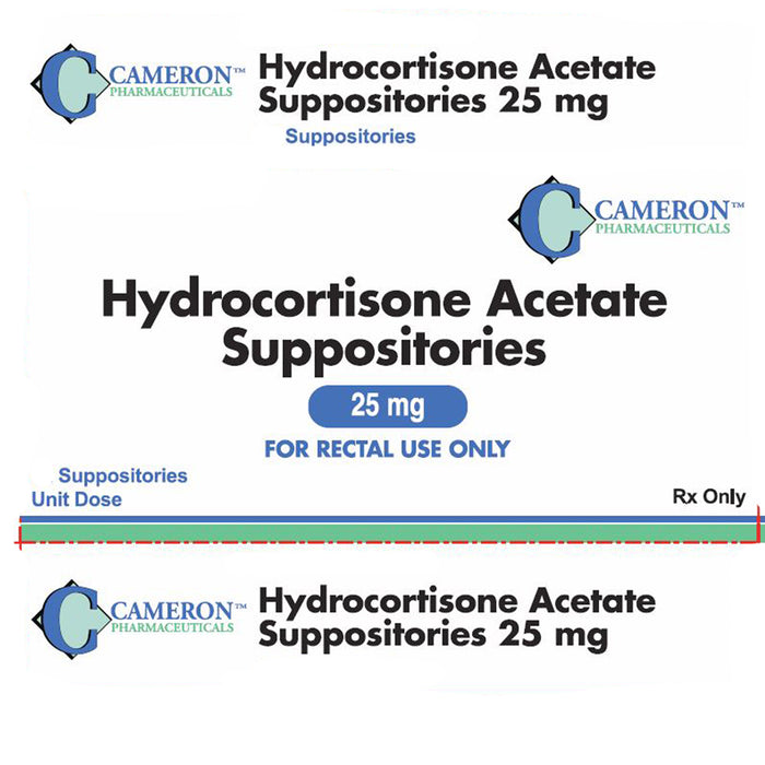 HYDROCORTISONE ACET SU 25MG 24