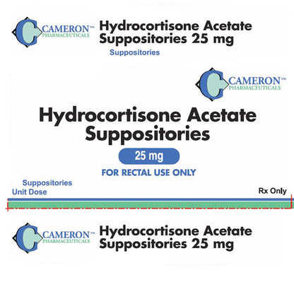 HYDROCORTISONE ACET SU 25MG 24