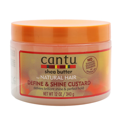 Cantu Shea Butter Define & Shine Custard, 12 oz