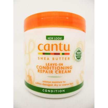 Cantu Shea Butter Leave-In Conditioning Repair Hair Cream, 16oz