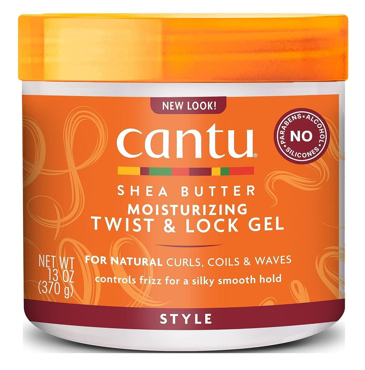 Cantu Shea Butter Twist And Lock Gel 13oz Jar