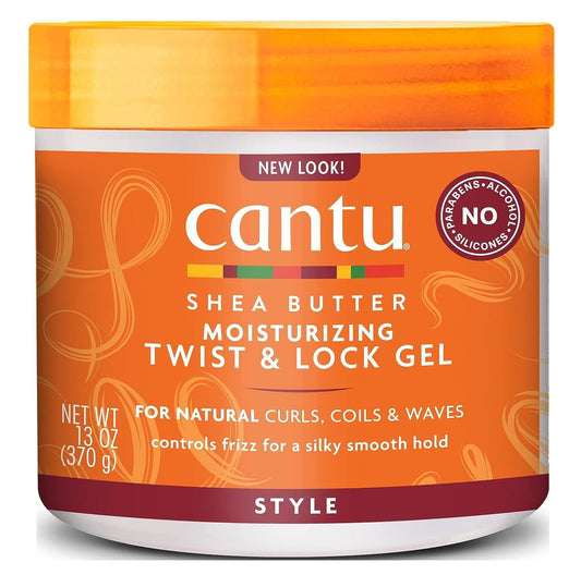 Cantu Shea Butter Twist And Lock Gel 13oz Jar