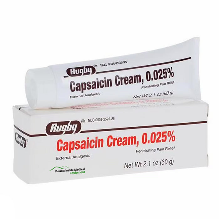 CAPSAICIN 0.025% CREAM 60GM RUGBY