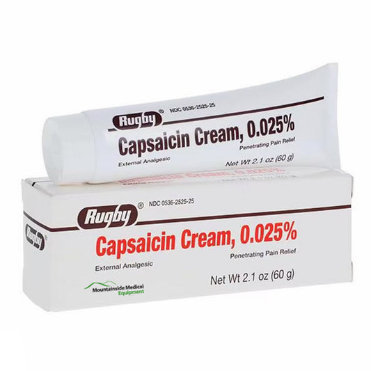 CAPSAICIN 0.025% CREAM 60GM RUGBY