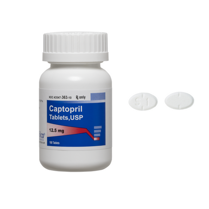 CAPTOPRIL TB 50MG 100