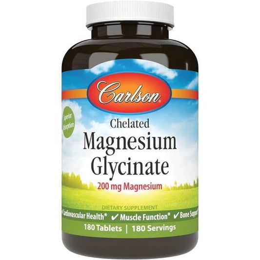 MAGNESIUM GLYCINATE 200MG CAP 90CT 21STC