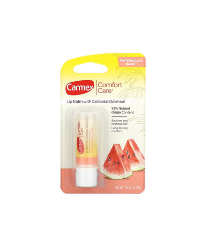 Carmex Lip Balm Stick Comfort Care Watermelon 2 Pack (6in)