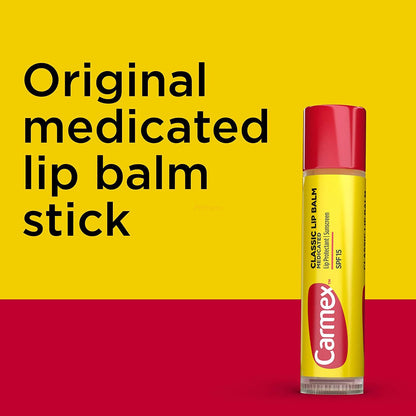 Carmex Lip Balm Stick Classic Medicated Spf#15 0.15oz (12in)