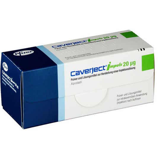 CAVERJECT IMPULSE KT 20MCG 2 DCS