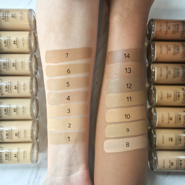 Milani Conceal + Perfect 2-in-1 Foundation + Concealer Nutmeg