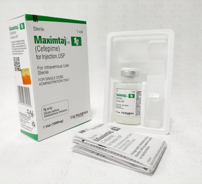 CEFEPIME PR 1GM 10