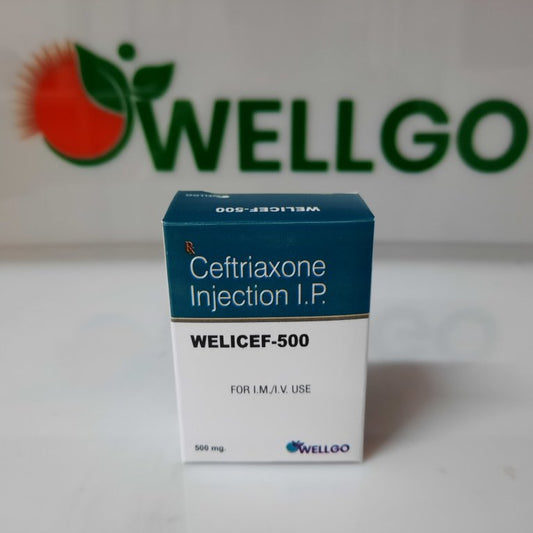 CEFTRIAXONE SOD PR 500MG 10