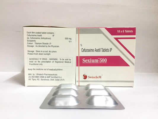 CEFUROXIME AXETIL TB 500MG 20CPLT