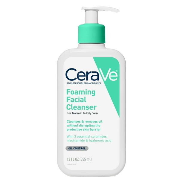 CeraVe Acne Control Facial Cleanser for Oily Skin, 12 oz