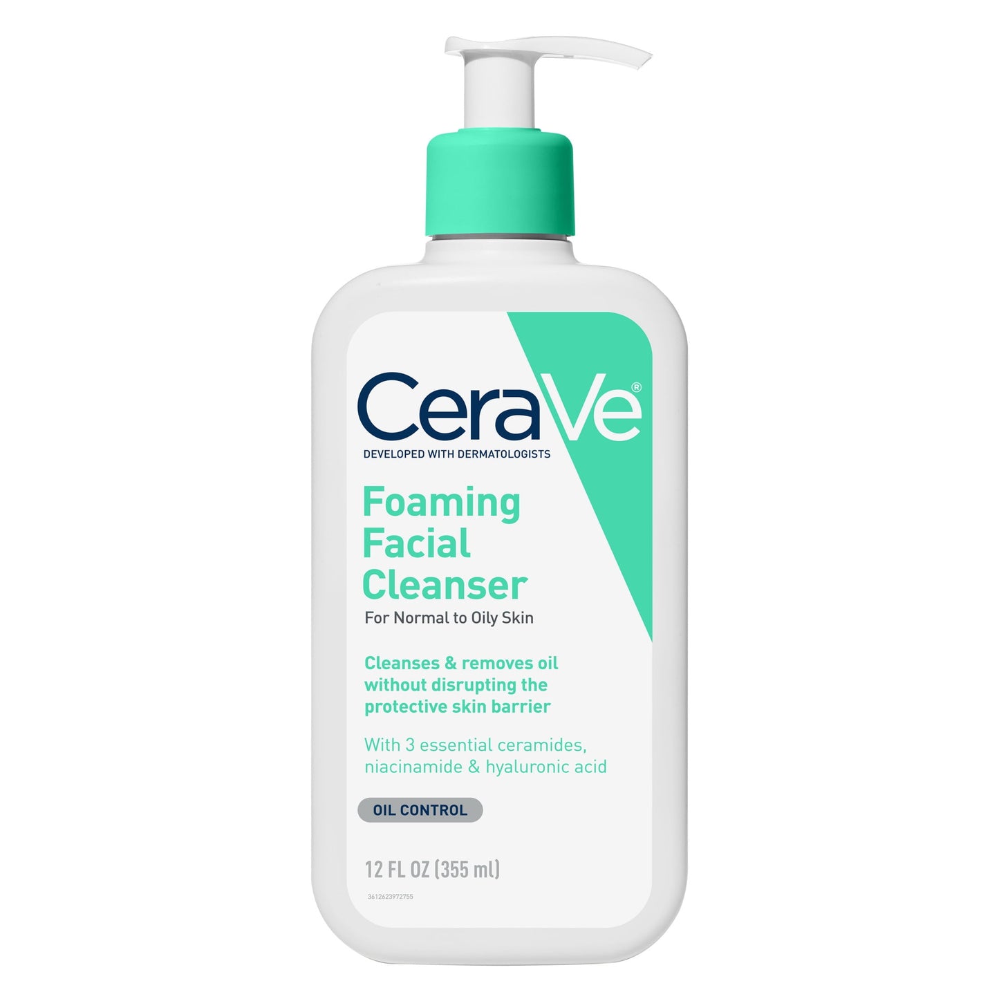 CLEAN&CLEAR FOAM FACE CLEANSER WASH 8OZ