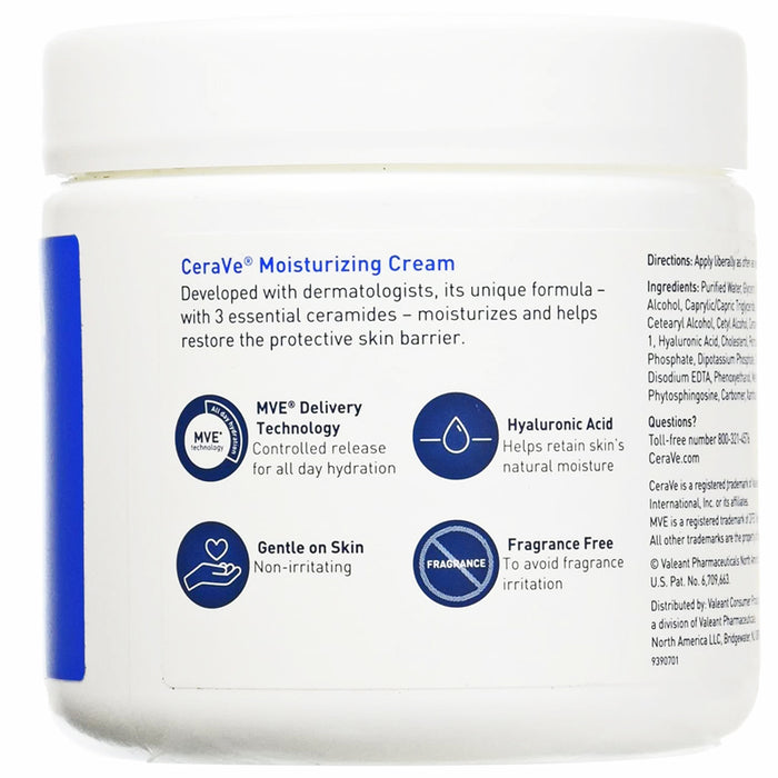 CERAVE MOIST CREAM JAR     16z