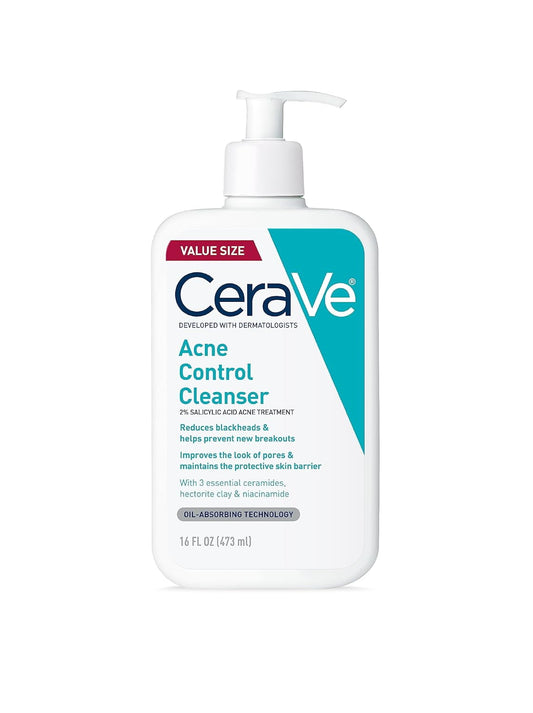 Cerave Acne Control Cleanser 16oz Pump Value Size