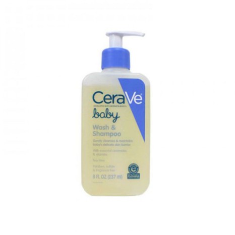 CERAVE BABY WASH & SHAMPOO 8OZ