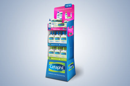 CETAPHIL 9PC FLOORSTAND DL