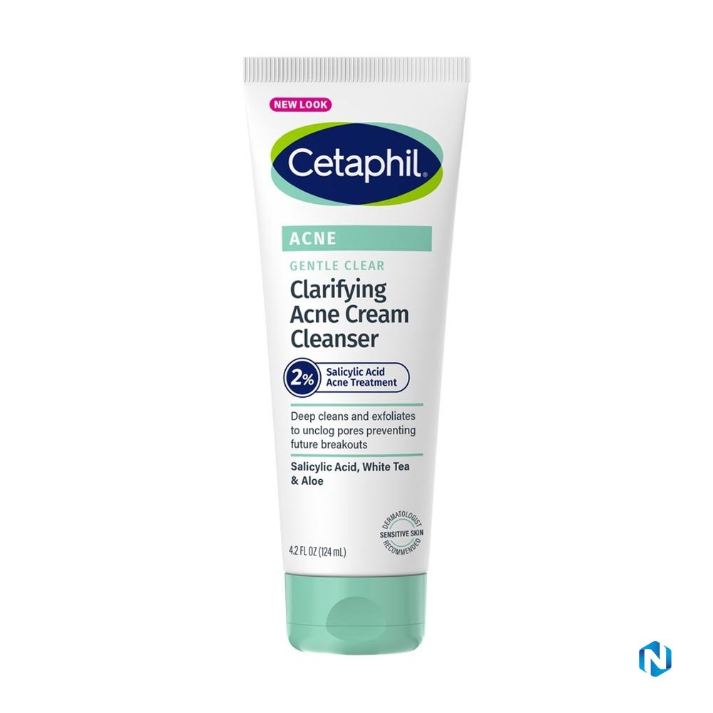 Cetaphil Gentle Clear Cream Cleanser Clarifying Acne 4.2oz